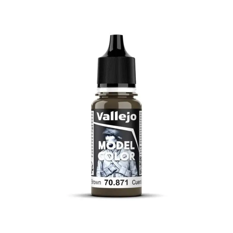 Peinture acrylique Model Color Leather Brown 17ml - VALLEJO 70871