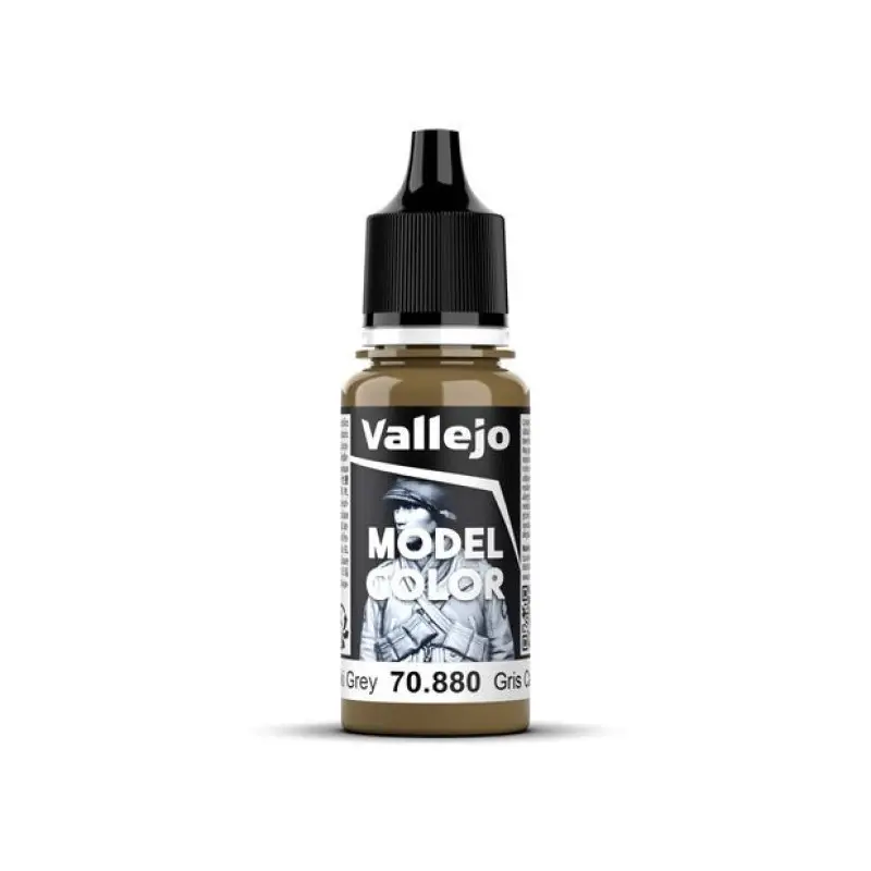 Peinture acrylique Model Color Khaki Grey 18ml - VALLEJO 70880