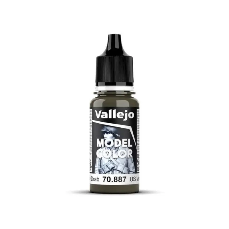 Peinture acrylique Model Color US Olive Drab 18ml - VALLEJO 70887