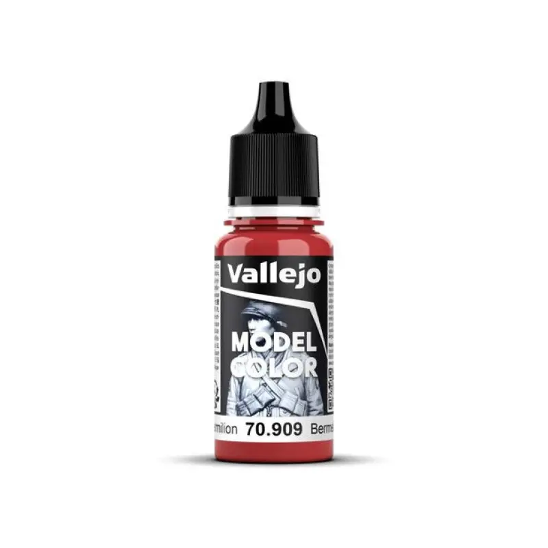Peinture acrylique Model Color Vermilion 18ml - VALLEJO 70909