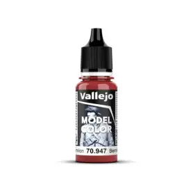 Peinture acrylique Model Color Dark Vermilion 18ml - VALLEJO 70947