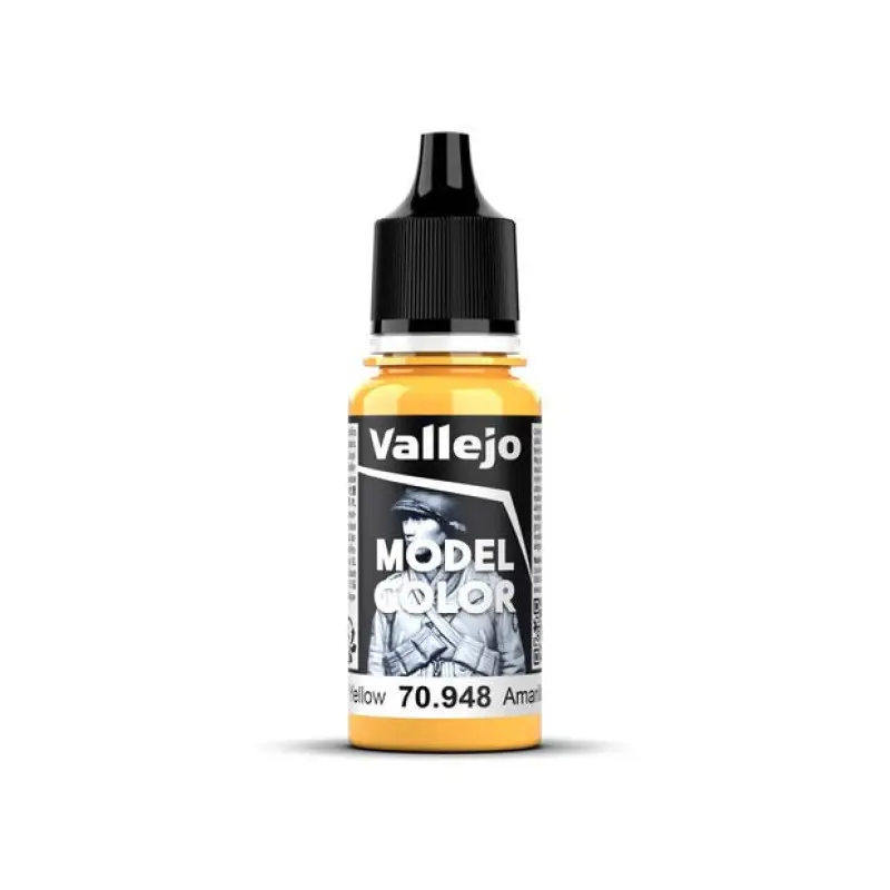 Peinture acrylique Model Color Golden Yellow 17ml - VALLEJO 70948