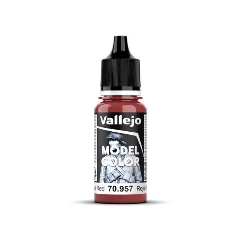 Peinture acrylique Model Color Flat Red 17ml - VALLEJO 70957