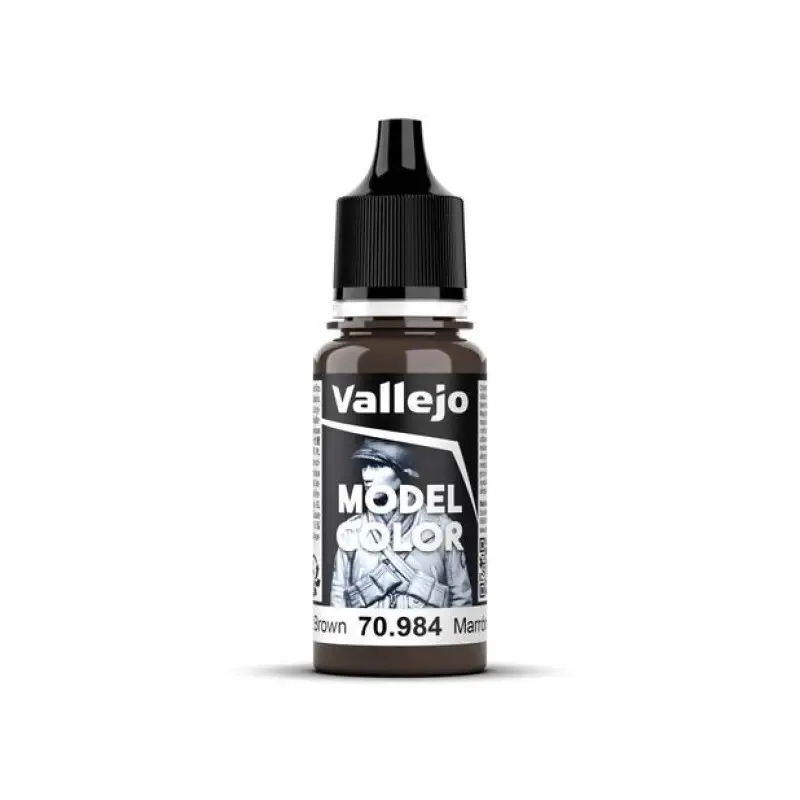 Peinture acrylique Model Color Flat Brown 18ml - VALLEJO 70984