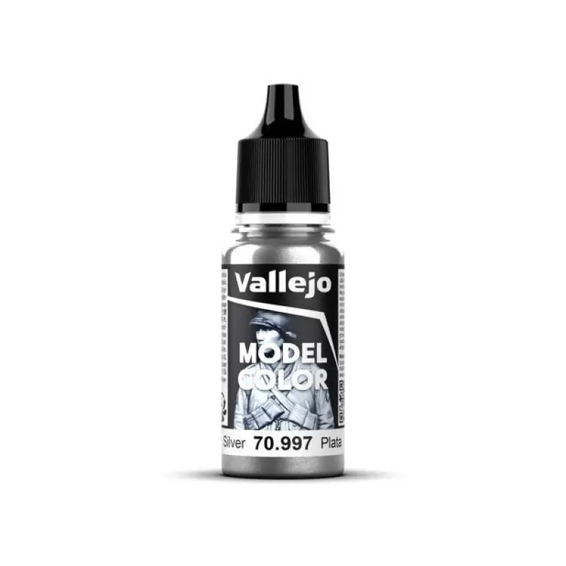 Peinture acrylique Model Color Silver 17ml - VALLEJO 70997