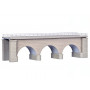 Pont à arc en maçonnerie en voie unique - échelle N 1/160 - KIBRI 37660