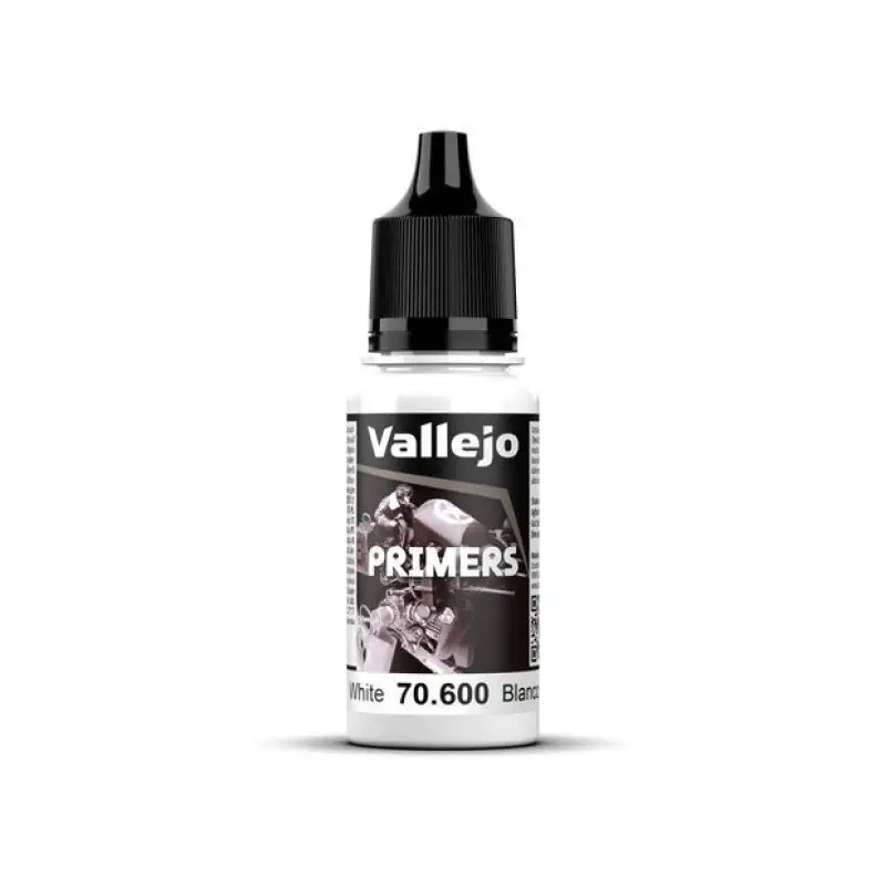 Apprêt Surface Primer White 18ml - VALLEJO 70600