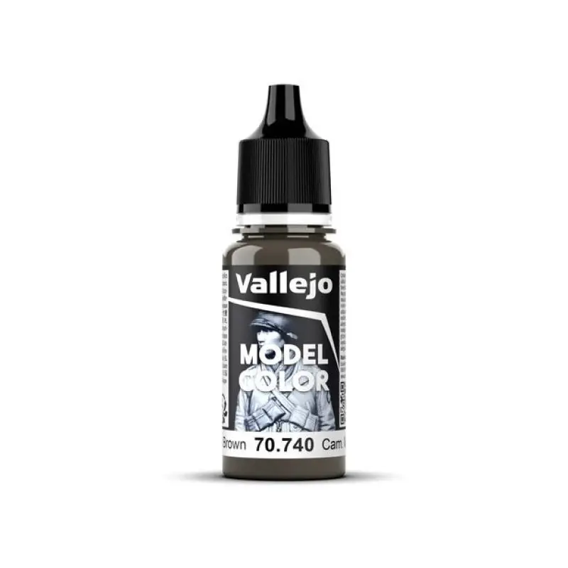 Peinture acrylique Model Color Camouflage Middle Brown 18ml - VALLEJO 70740