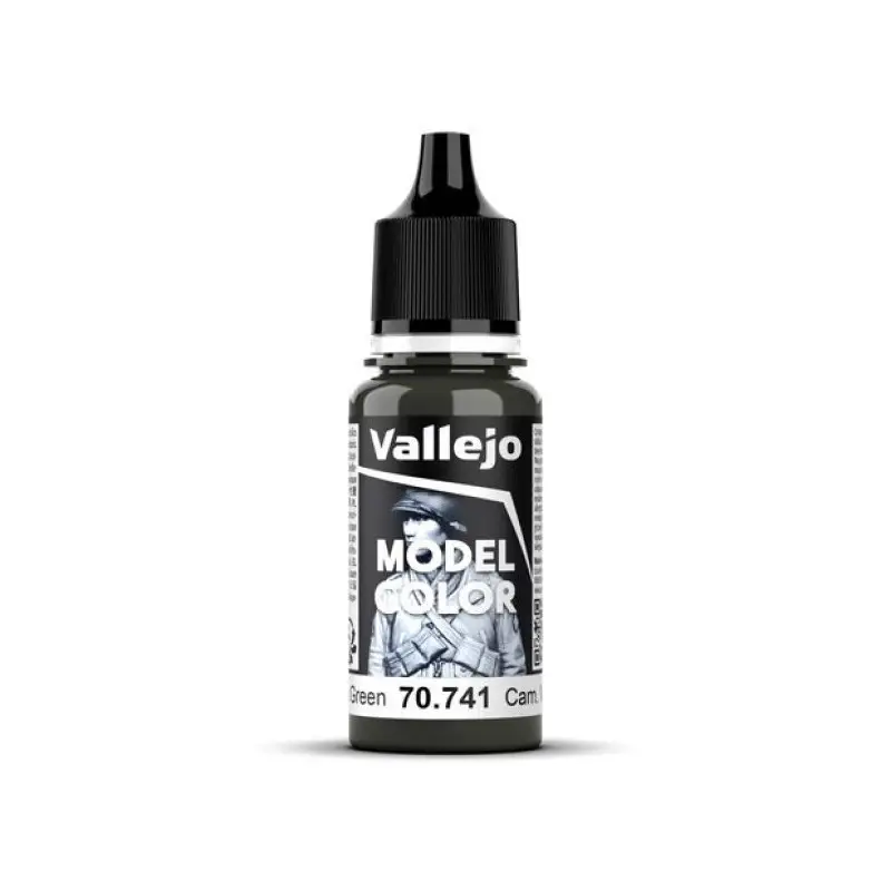 Peinture acrylique Model Color Cam. Black Green 18ml - VALLEJO 70741