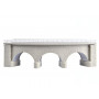 Pont courbe R1 en maçonnerie en voie unique - échelle N 1/160 - KIBRI 37661