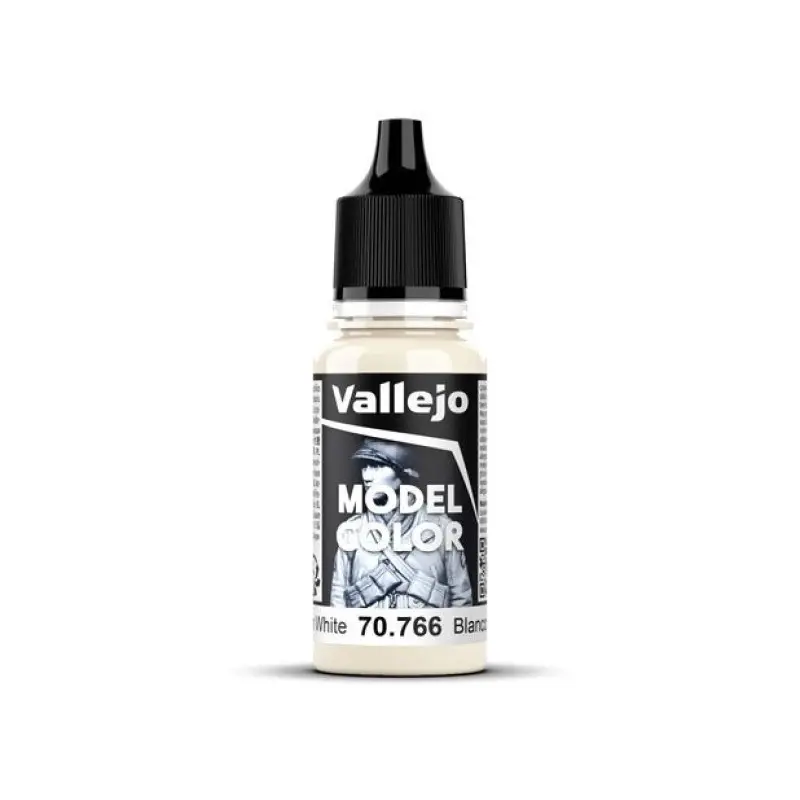 Peinture acrylique Model Color Cream White 18ml - VALLEJO 70766
