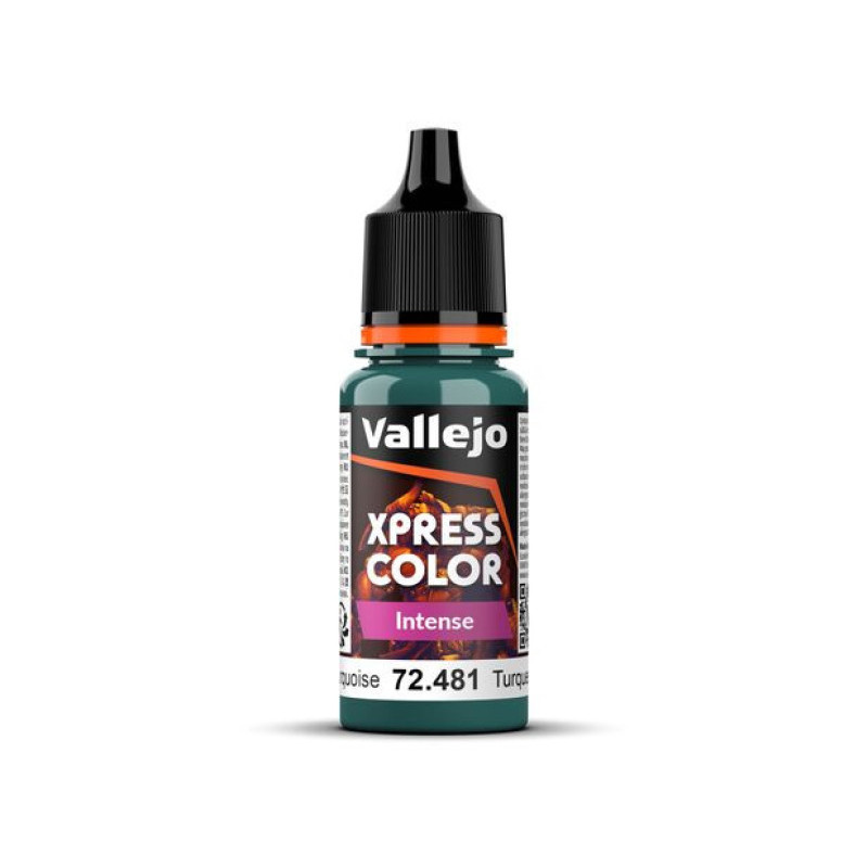Peinture acrylique Xpress Color Intense Heretic Turquoise 18ml - VALLEJO 72481