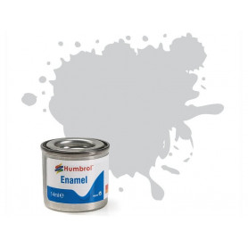 Humbrol 147 - Matt Light Grey (Gris clair mat) - peinture enamel 14ml AA1599