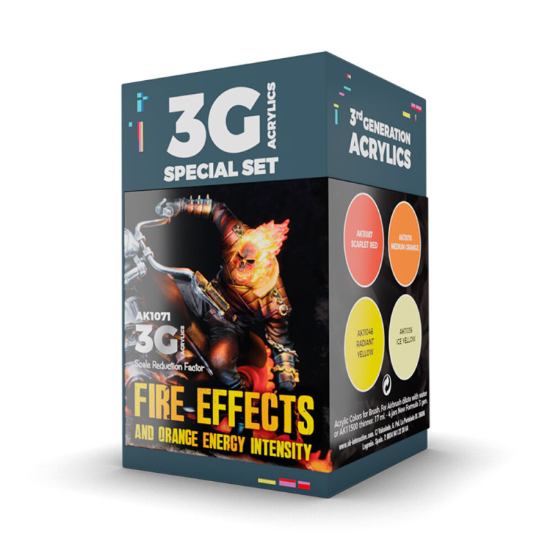 Set peinture effets lave - AK INTERACTIVE AK1072