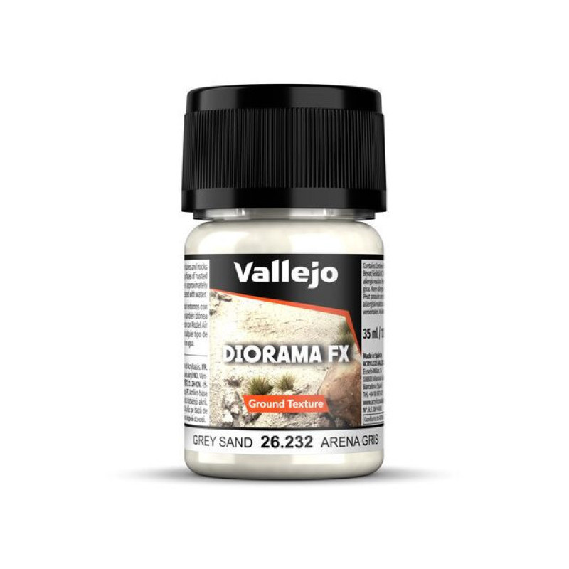 Diorama Fx pâte de texture gris sable 35ml - VALLEJO 26232
