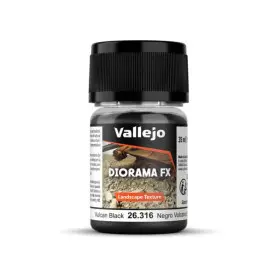 Diorama Fx Landscape Texture Vulcan Black 0.1 0.6mm 35ml - VALLEJO 26316