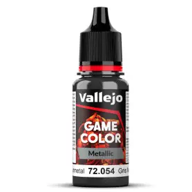 Game Color Dark Gunmetal Metallic 18ml - VALLEJO 72054