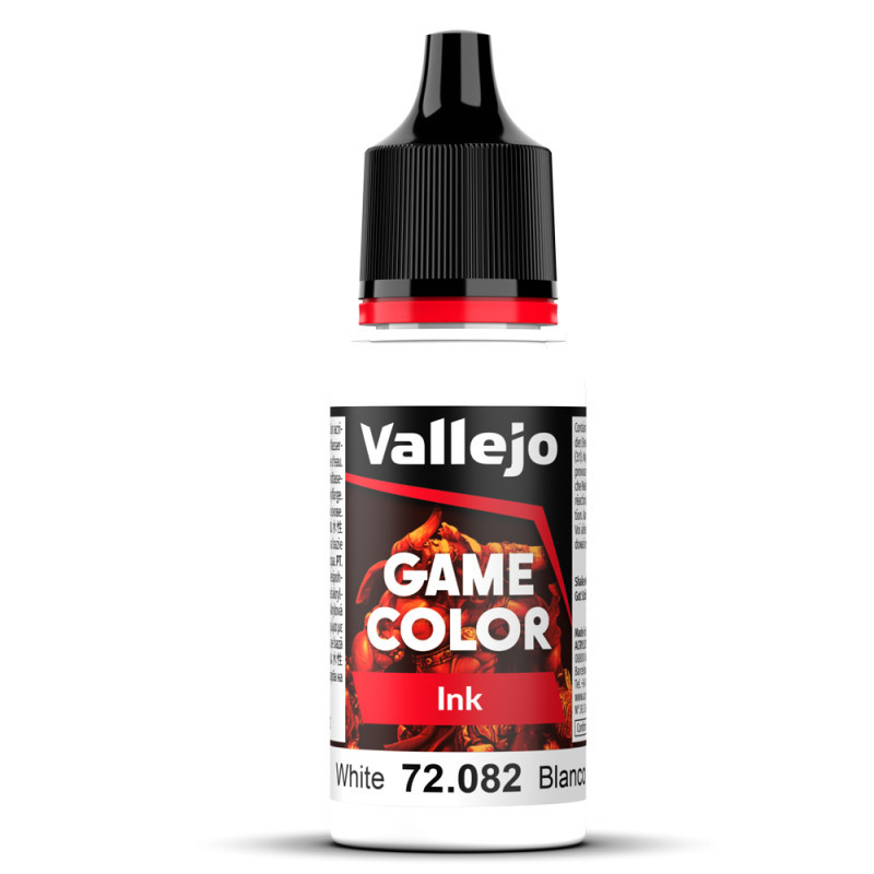 Game Color Ink White 18ml - VALLEJO 72082