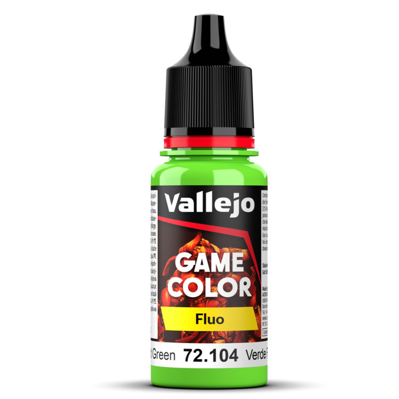 Game Color Fluorescent Green 18ml - VALLEJO 72104