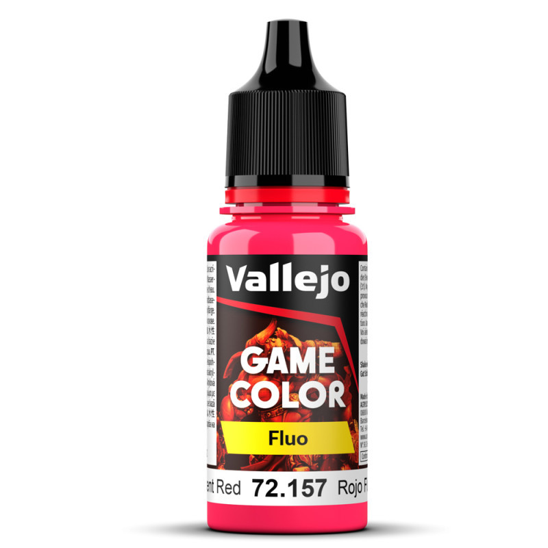 Game Color Fluo Fluorescent Red 18ml - VALLEJO 72157