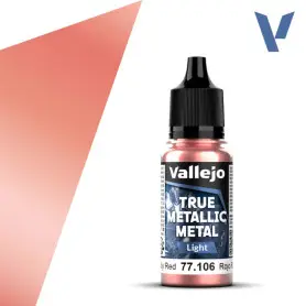 True Metallic Metal Light Ruby Red 18ml - VALLEJO 77106