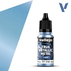 True Metallic Metal Light Ultramarine Blue 18ml - VALLEJO 77110