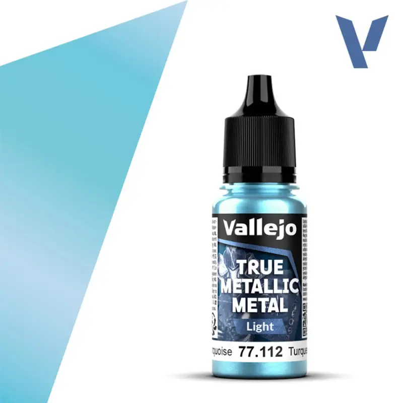 True Metallic Metal Light Hydra Turquoise 18ml - VALLEJO 77112