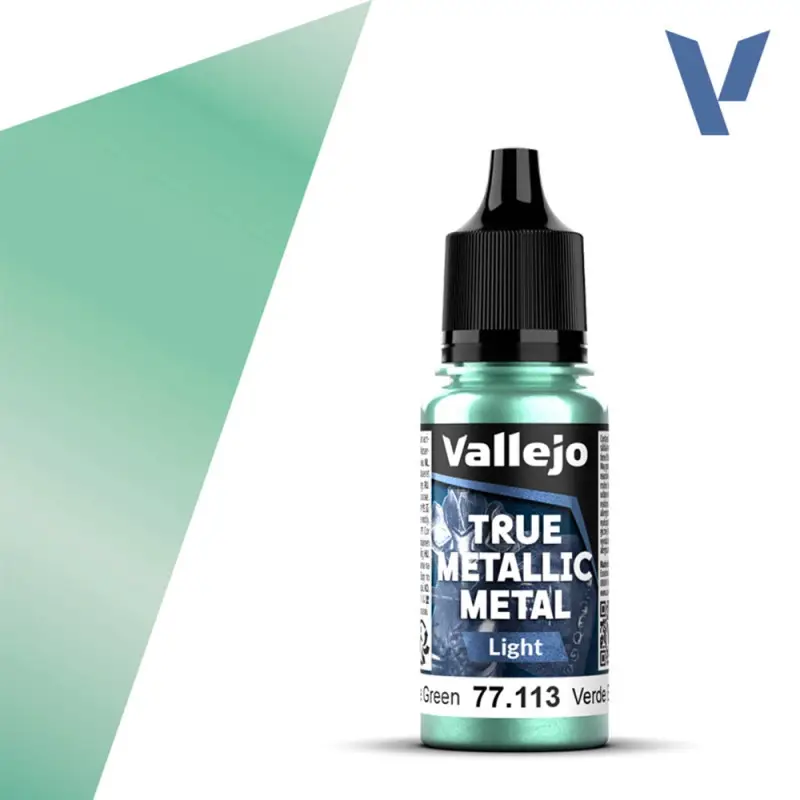 True Metallic Metal Light Beetle Green 18ml - VALLEJO 77113