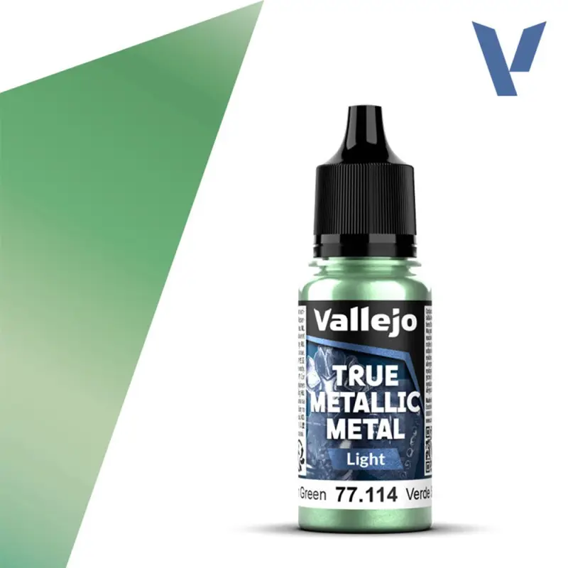 True Metallic Metal Light Dusken Green 18ml - VALLEJO 77114
