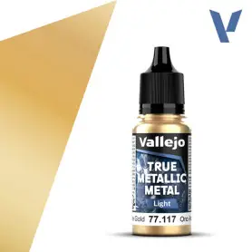 True Metallic Metal Light Arcane Gold 18ml - VALLEJO 77117