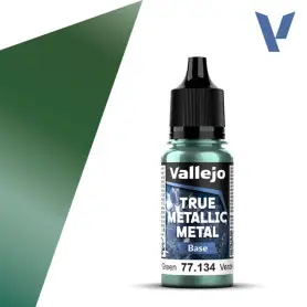 True Metallic Metal Base Dusken Green 18ml - VALLEJO 77134