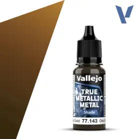 True Metallic Metal Shade Imperial Gold 18ml - VALLEJO 77143