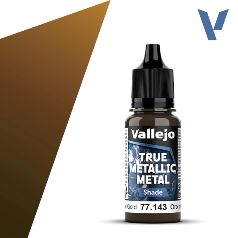 True Metallic Metal Shade Imperial Gold 18ml - VALLEJO 77143