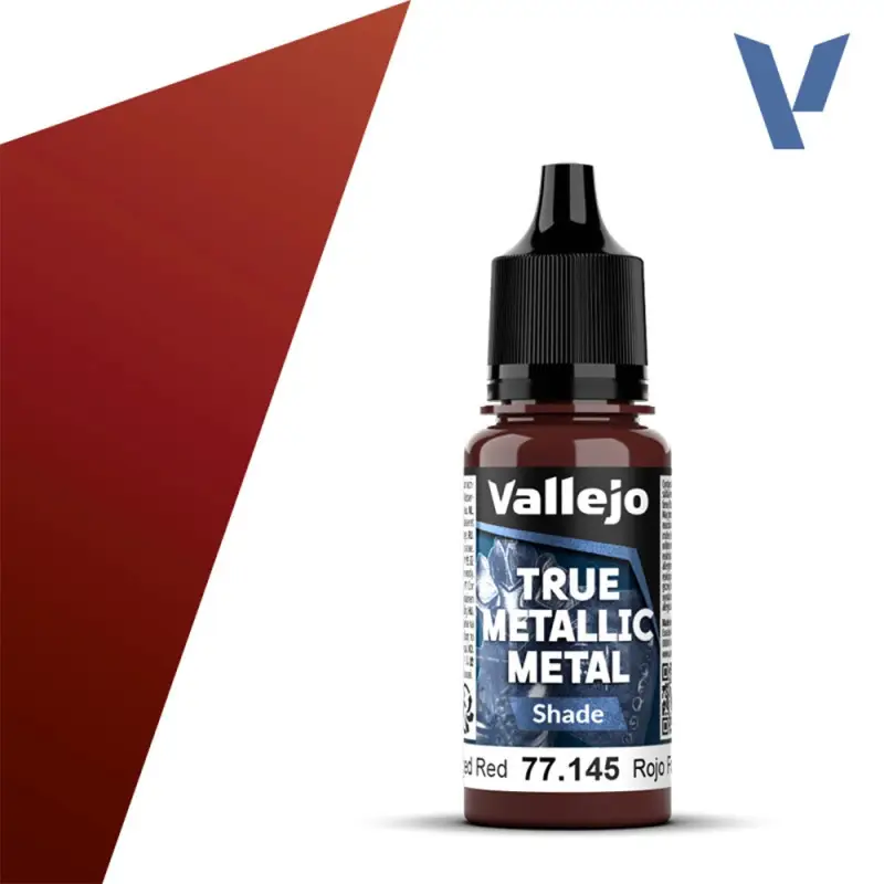 True Metallic Metal Shade Forged Red 18ml - VALLEJO 77145