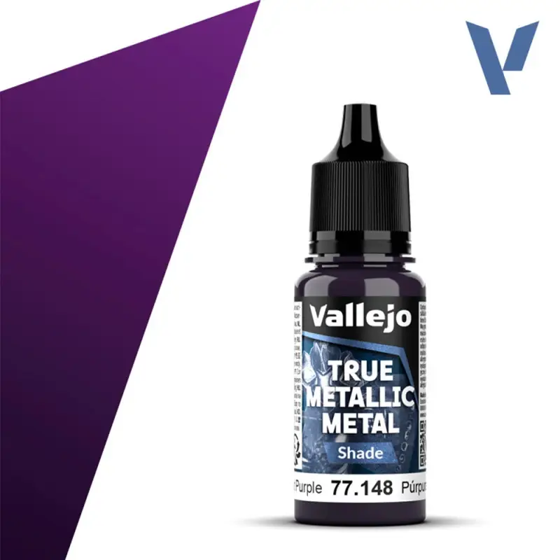 True Metallic Metal Shade Amethyst Purple 18ml - VALLEJO 77148