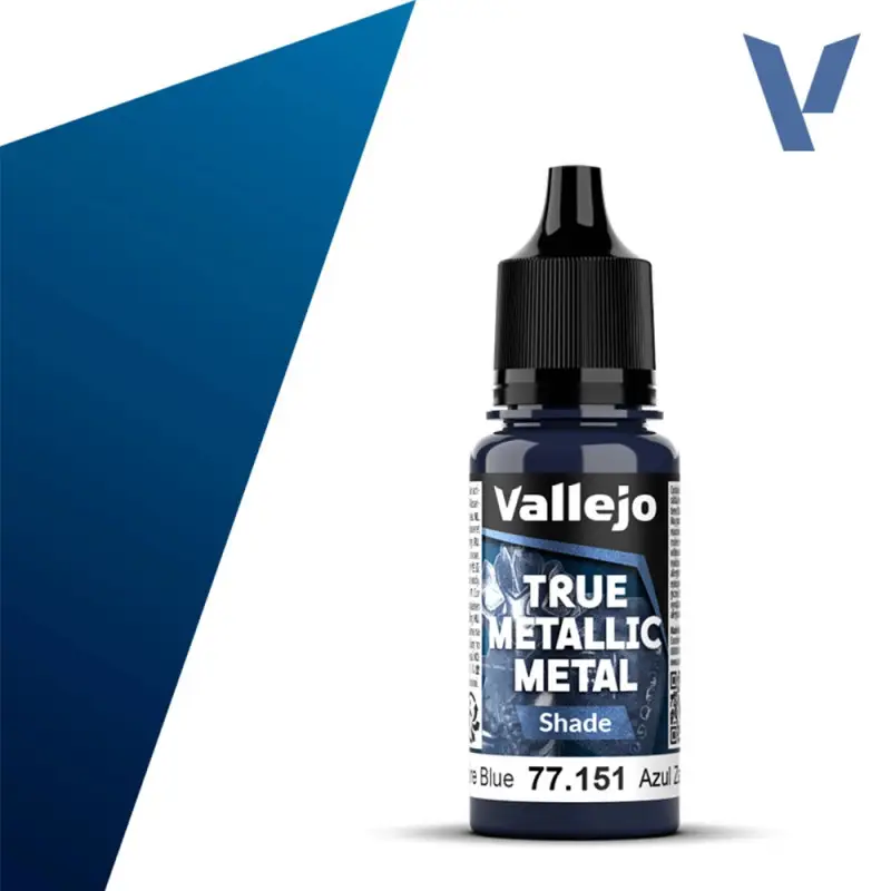 True Metallic Metal Shade Sapphire Blue 18ml - VALLEJO 77151