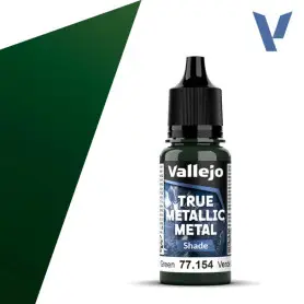 True Metallic Metal Shade Dusken Green 18ml - VALLEJO 77154