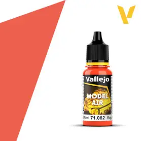 Model Air Fluorescent Red 18ml - VALLEJO 71082