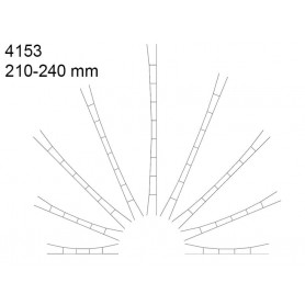 3x caténaire 210-240 mm - HO 1/87 - VIESSMANN 4153