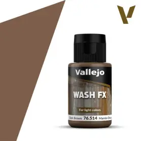 Wash FX Dark Brown 35ml - VALLEJO 76514