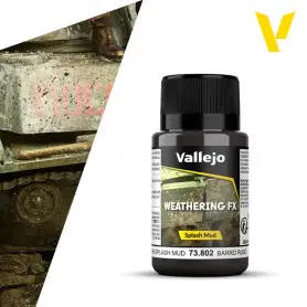 Weathering FX : éclaboussure boue russe 40ml - VALLEJO 73802