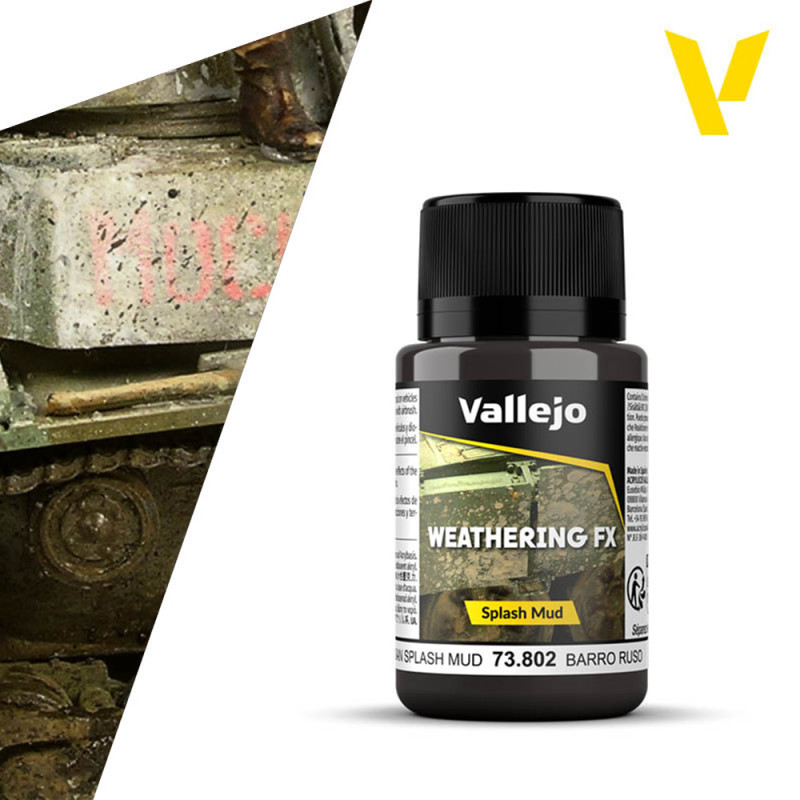Weathering FX : éclaboussure boue russe 40ml - VALLEJO 73802