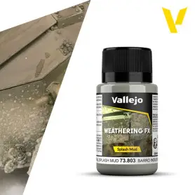 Weathering FX : éclaboussure boue industrielle 40ml - VALLEJO 73803