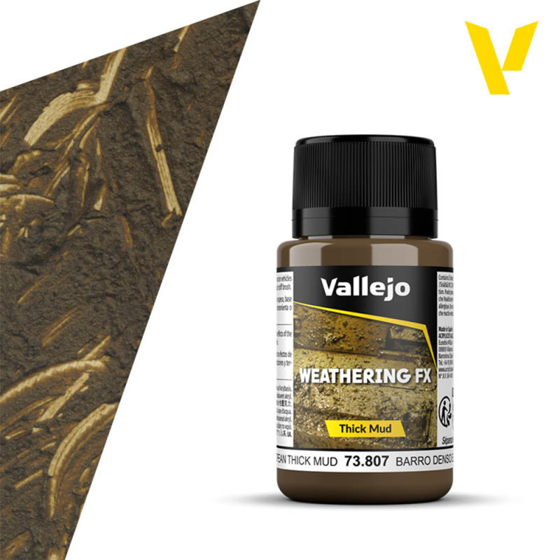 Weathering FX : boue épaisse européenne 40ml - VALLEJO 73807