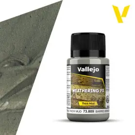 Weathering FX : boue épaisse industrielle 40ml - VALLEJO 73809