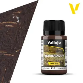 Weathering FX : boue épaisse marron 40ml - VALLEJO 73811