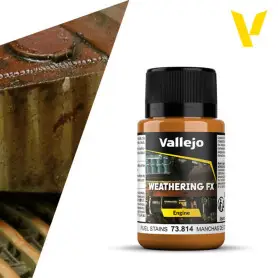 Weathering FX : taches de carburant 40ml - VALLEJO 73814