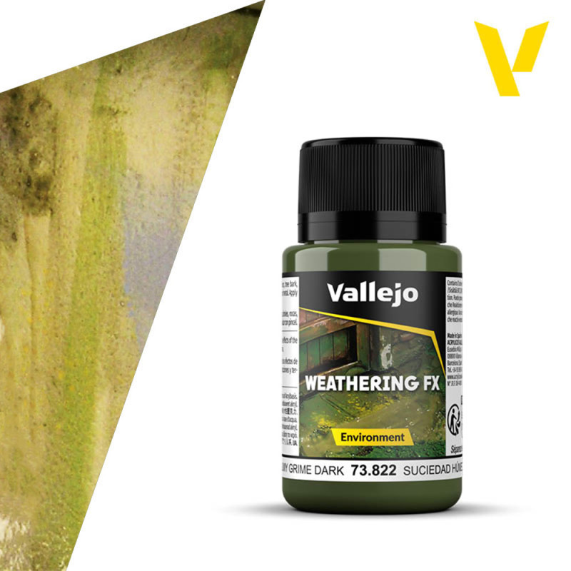 Weathering FX : Crasse visqueuse foncée 40ml - VALLEJO 73822