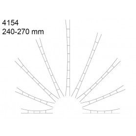 3x caténaire 240-270 mm - HO 1/87 - VIESSMANN 4154