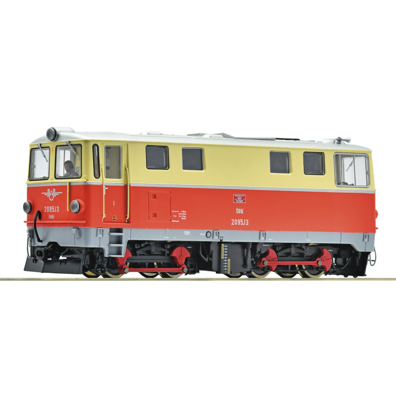 Locomotive diesel 2095.13, ÖBB ép. III analogique - HOe 1/87 - ROCO 7540007